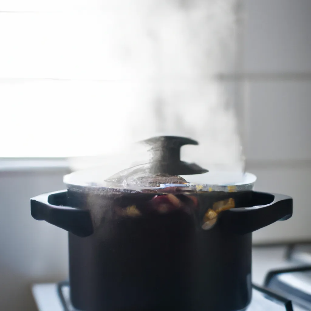 Paso 3 de la receta de arroz negro con alioli vegano: Cocer el arroz negro en caldo