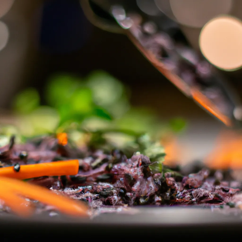 Paso 5 de la receta de arroz negro con alioli vegano: Rectificar sazón y reposar