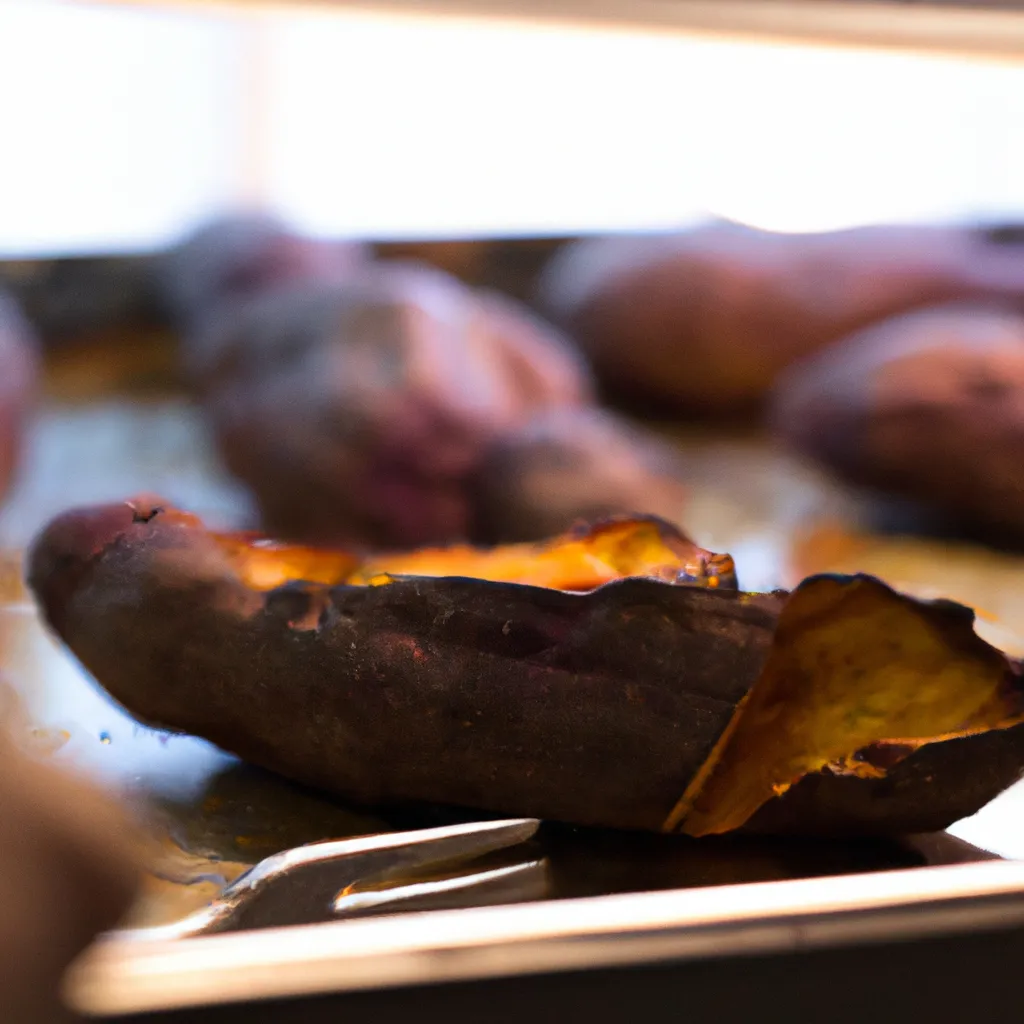 Paso 4 de la receta de batata al horno: Comprobar cocción y ajustar