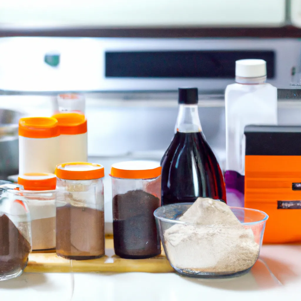 Ingredientes para bizcocho de chocolate sin huevo: 250 g harina de trigo, 200 g azúcar, 75 g cacao en polvo puro sin azúcar
