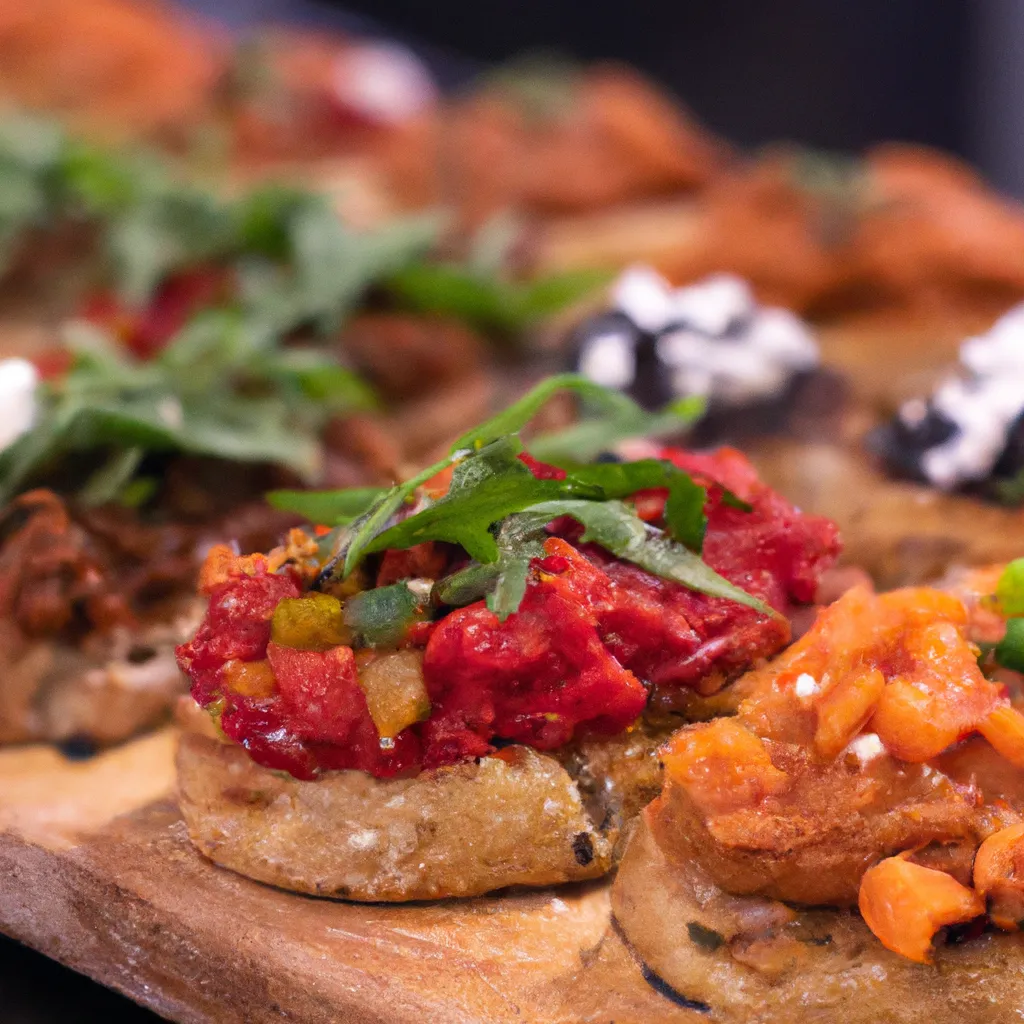 Paso 4 de la receta de aperitivos veganos: Montaje rápido