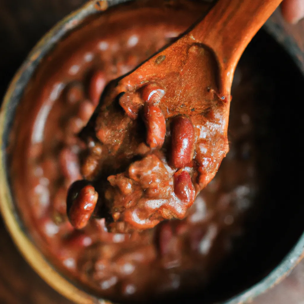 Paso 4 de la receta de alubias rojas estofadas: Espesar y texturizar