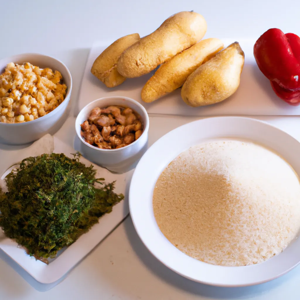 Ingredientes para arroz al horno vegano: 200 g de arroz redondo, 240 g de garbanzos cocidos, 2-3 patatas medianas, en rodajas